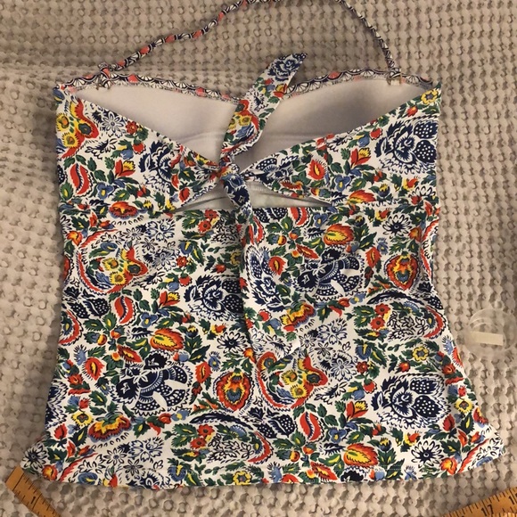 Tommy Bahama tankini top adjustable tie back Sz M excellent condition - Picture 4 of 8